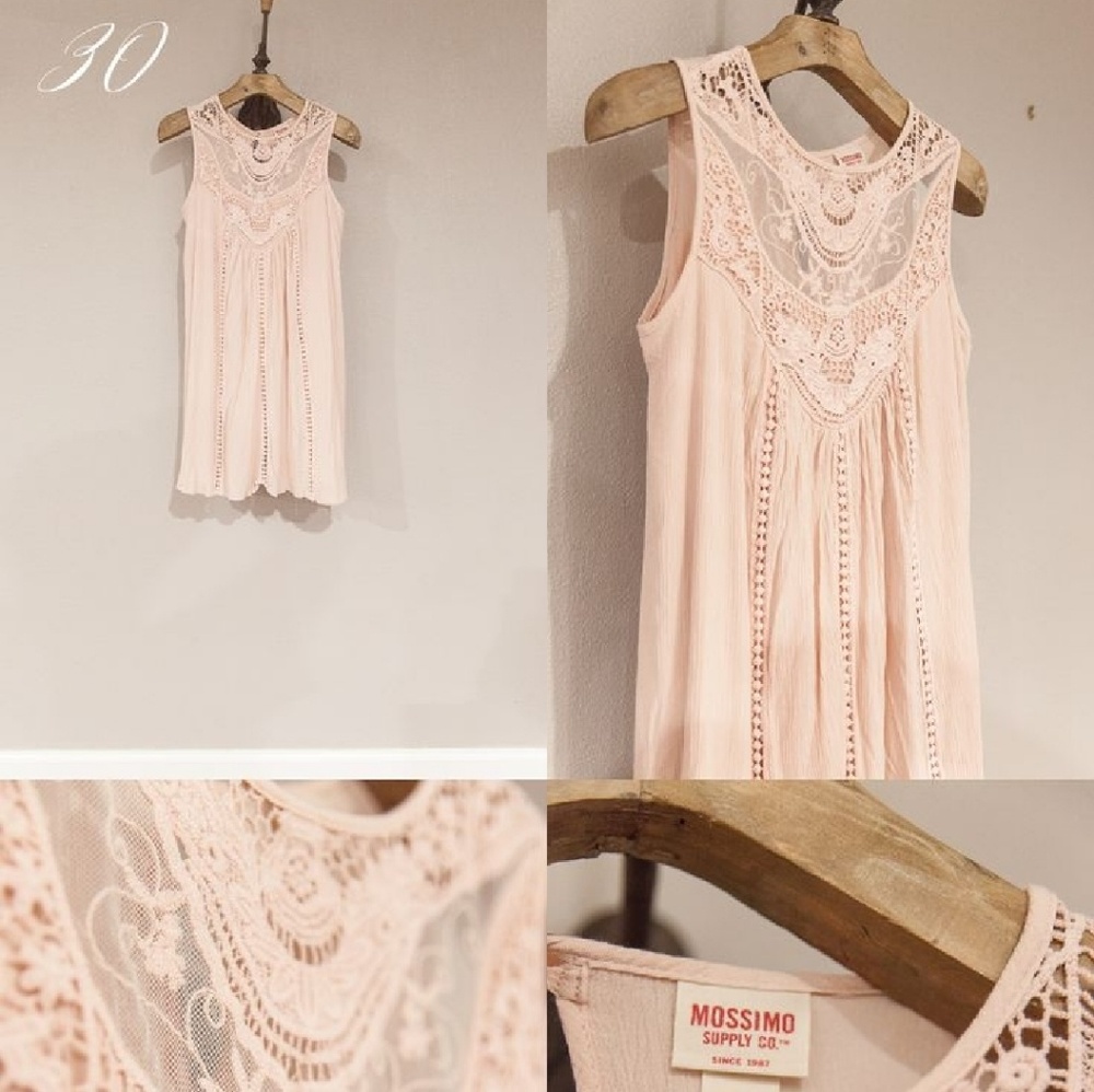 Pink bobo swing sleeveless dress